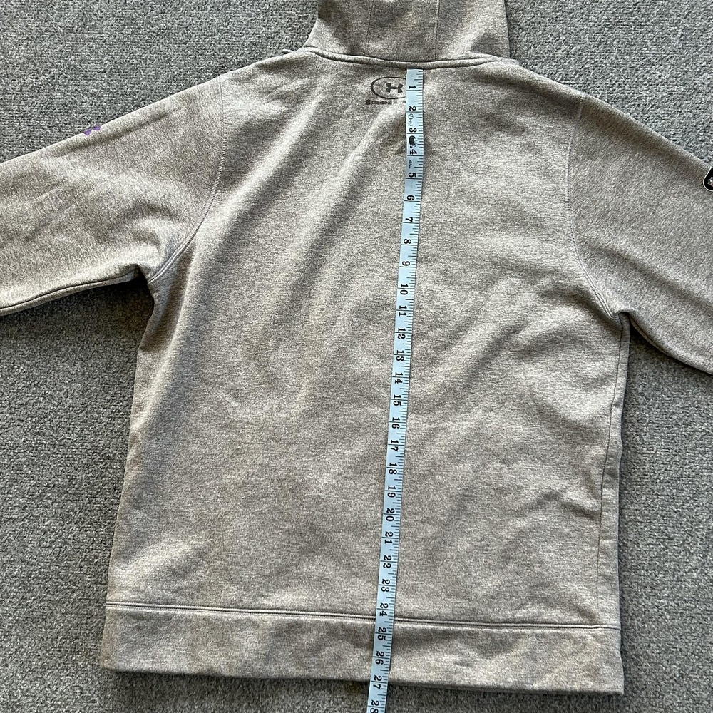 Minnesota Vikings Hoodie Mens Large Gray NFL Combine Under Armour Sweatshirt - Picture 9 of 11